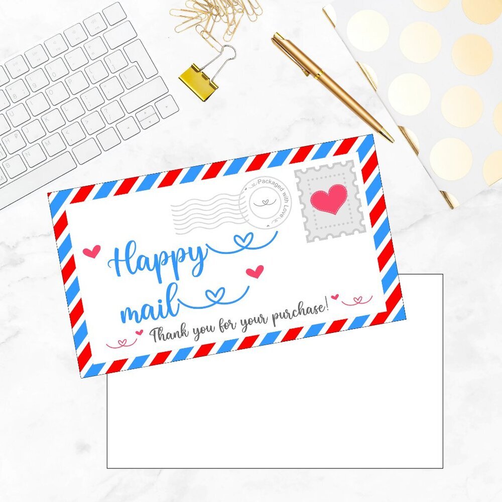 60 Thank You Cards Business card Inser Card